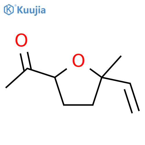 Ethanone,1-(5-ethenyltetrahydro-5-methyl-2-furanyl)- structure