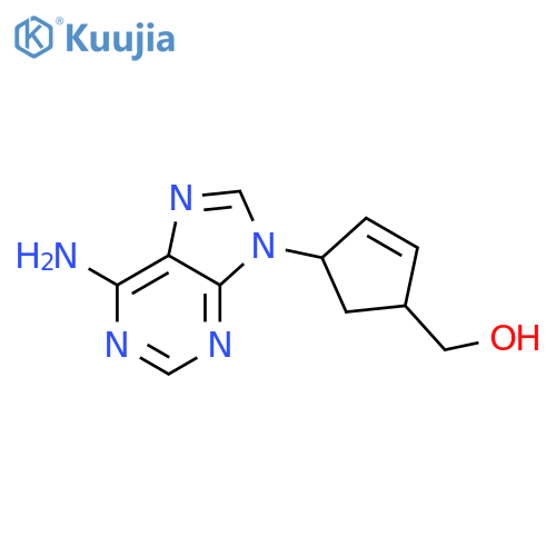 (1S,4R)-4-(6-Amino-9H-purin-9-yl)-2-cyclopentene-1-methanol structure