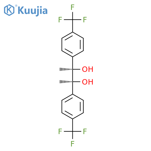 2,3-BUTANEDIOL, 2,3-BIS[4-(TRIFLUOROMETHYL)PHENYL]-, (R*,S*)- structure