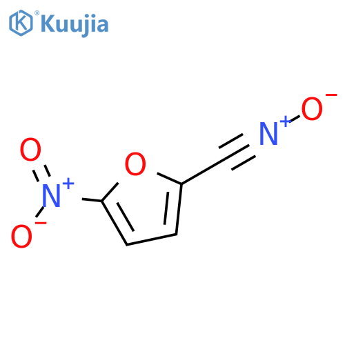 2-Furancarbonitrile, 5-nitro-, N-oxide structure