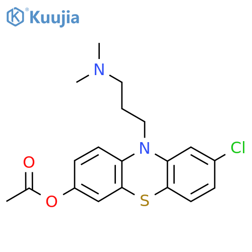[8-Chloro-10-[3-(dimethylamino)propyl]phenothiazin-3-yl] acetate structure