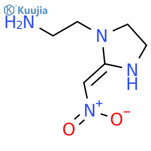 1-Imidazolidineethanamine, 2-(nitromethylene)- structure