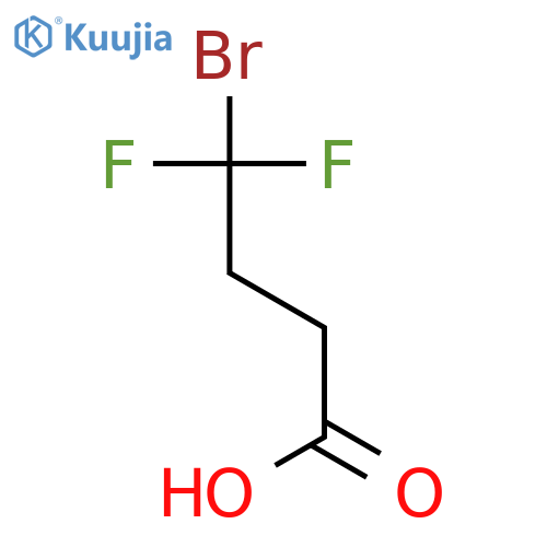 Butanoic acid,4-bromo-4,4-difluoro- structure