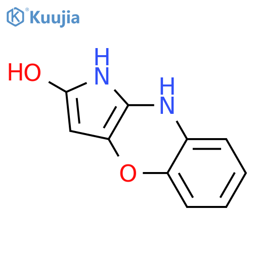 Pyrrolo[3,2-b][1,4]benzoxazin-2-ol, 1,9-dihydro- structure
