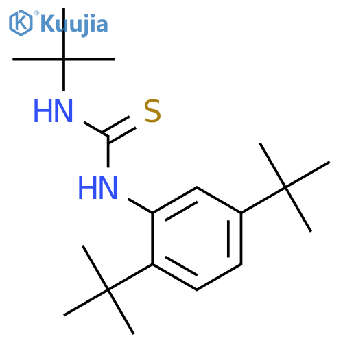 Thiourea, N-[2,5-bis(1,1-dimethylethyl)phenyl]-N'-(1,1-dimethylethyl)- structure