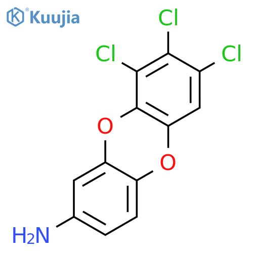Dibenzo[b,e][1,4]dioxin-2-amine, 7,8,9-trichloro- structure