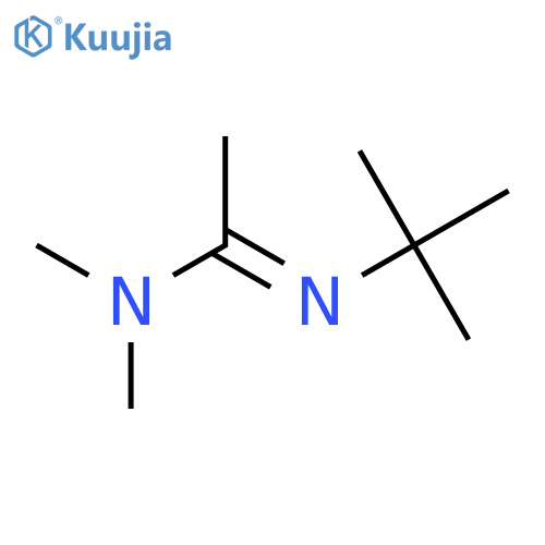 (ch3)2n-c(ch3)=n(t-c4h9) structure