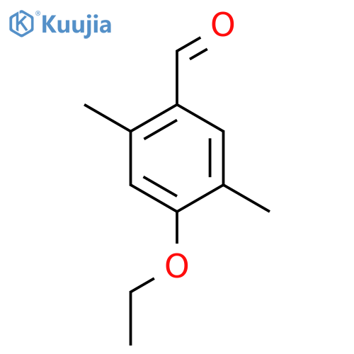 Benzaldehyde, 4-ethoxy-2,5-dimethyl- structure