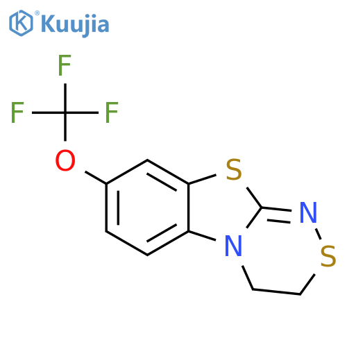 [1,2,4]Thiadiazino[3,4-b]benzothiazole, 3,4-dihydro-8-(trifluoromethoxy)- structure
