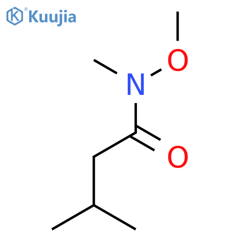 N-methoxy-N,3-dimethylbutanamide structure