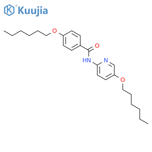 Benzamide, 4-(hexyloxy)-N-[5-(hexyloxy)-2-pyridinyl]- structure