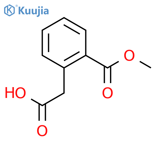 2-2-(Methoxycarbonyl)phenylacetic acid structure