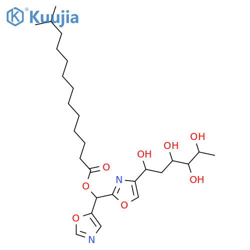 Deacylbengazole C; O10-(12-Methyltridecanoyl) structure
