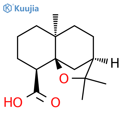 2H-3,9a-Methano-1-benzoxepin-9-carboxylicacid, octahydro-2,2,5a-trimethyl-, (3R,5aS,9S,9aS)- structure