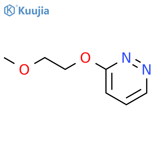 Pyridazine, 3-(2-methoxyethoxy)- structure