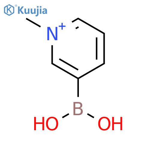 Pyridinium, 3-borono-1-methyl- structure