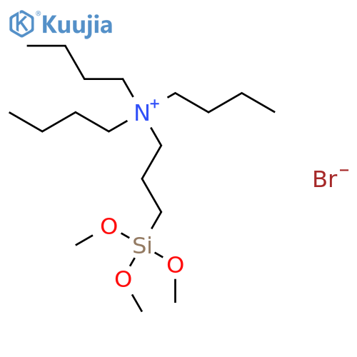 1-Butanaminium, N,N-dibutyl-N-[3-(trimethoxysilyl)propyl]-, bromide structure