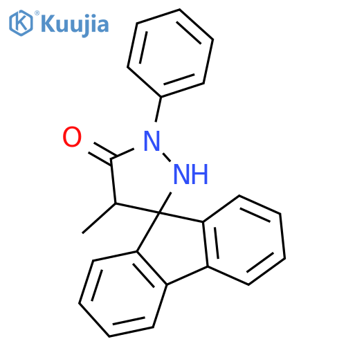 Spiro[9H-fluorene-9,3'-pyrazolidin]-5'-one, 4'-methyl-1'-phenyl- structure