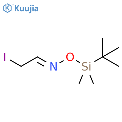 Acetaldehyde, iodo-, O-[(1,1-dimethylethyl)dimethylsilyl]oxime structure