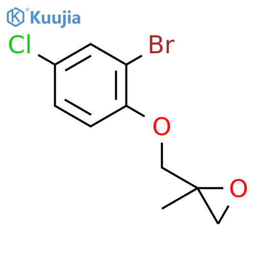 Oxirane, 2-[(2-bromo-4-chlorophenoxy)methyl]-2-methyl- structure