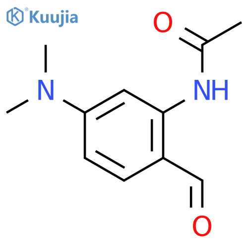 Acetamide, N-[5-(dimethylamino)-2-formylphenyl]- structure