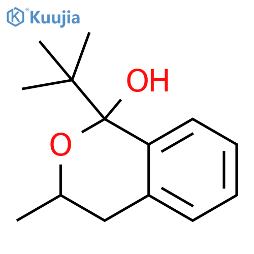 1H-2-Benzopyran-1-ol, 1-(1,1-dimethylethyl)-3,4-dihydro-3-methyl- structure