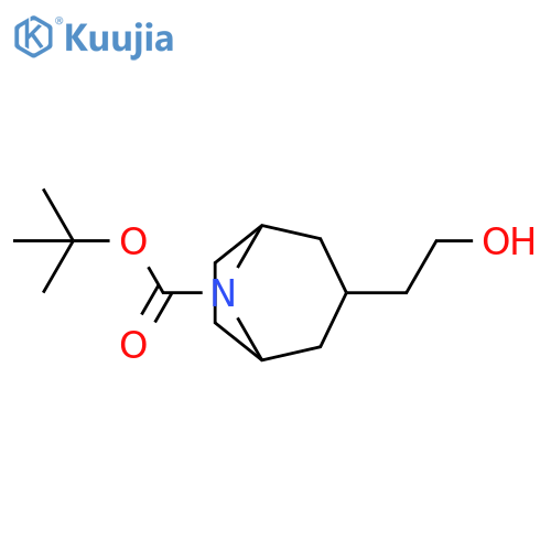 tert-butyl 3-(2-hydroxyethyl)-8-azabicyclo[3.2.1]octane-8-carboxylate, Mixture of isomers structure