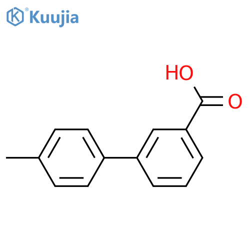 4'-Methylbiphenyl-3-carboxylic acid structure