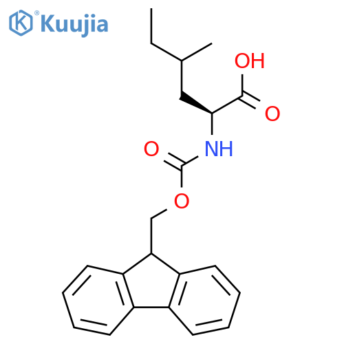 (2S)-2-({(9H-fluoren-9-yl)methoxycarbonyl}amino)-4-methylhexanoic acid structure
