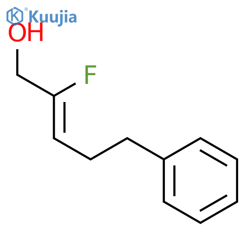 2-Penten-1-ol, 2-fluoro-5-phenyl-, (Z)- structure