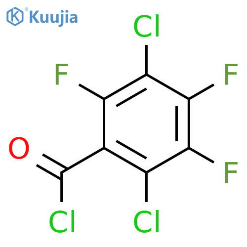 Benzoyl chloride, 2,5-dichloro-3,4,6-trifluoro- structure