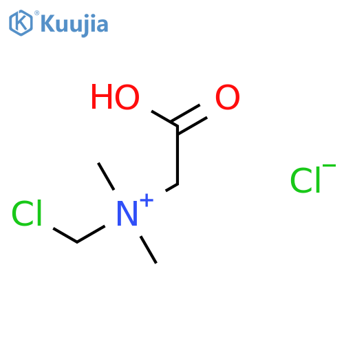 Methanaminium, 1-carboxy-N-(chloromethyl)-N,N-dimethyl-, chloride structure