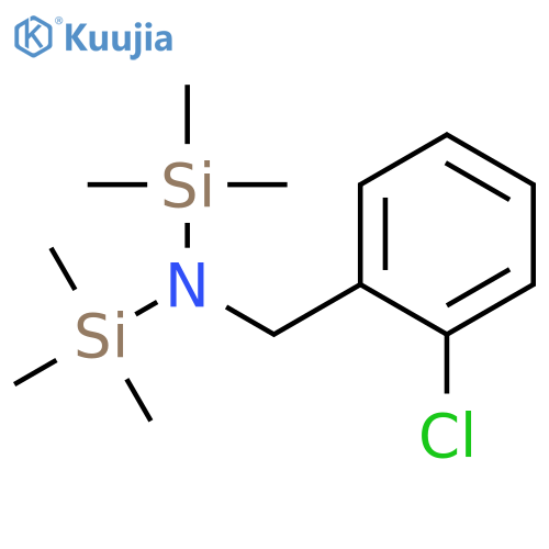 Silanamine, N-[(2-chlorophenyl)methyl]-1,1,1-trimethyl-N-(trimethylsilyl)- structure