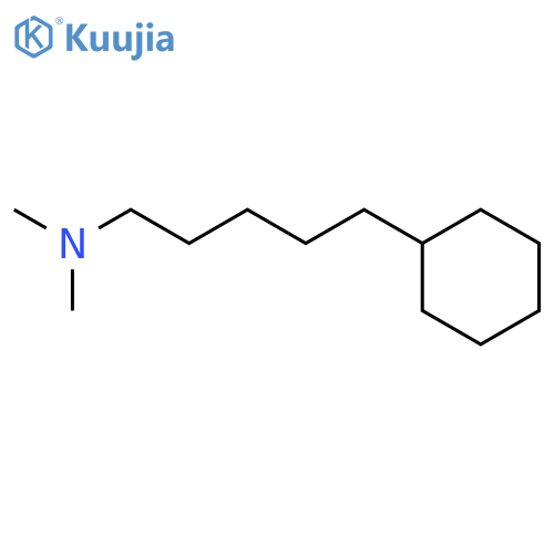 Cyclohexanepentanamine, N,N-dimethyl- structure