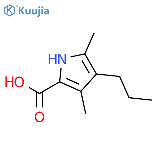 1H-Pyrrole-2-carboxylic acid, 3,5-dimethyl-4-propyl- structure