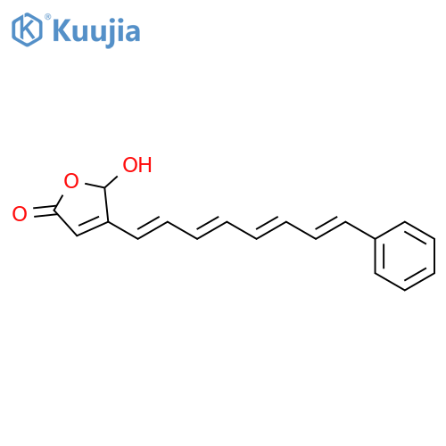2(5H)-Furanone, 5-hydroxy-4-(8-phenyl-1,3,5,7-octatetraenyl)- structure