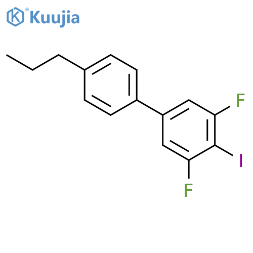 1,1'-Biphenyl, 3,5-difluoro-4-iodo-4'-propyl- structure