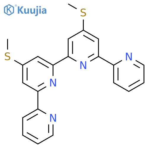 2,2':6',2'':6'',2'''-Quaterpyridine, 4',4''-bis(methylthio)- structure