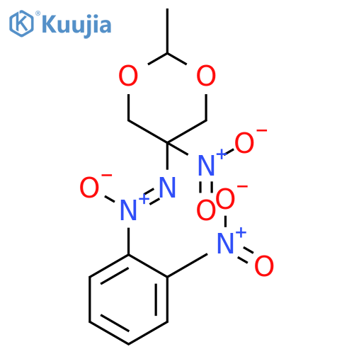 Diazene, (2-methyl-5-nitro-1,3-dioxan-5-yl)(2-nitrophenyl)-, 1-oxide structure