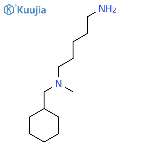 N1-(Cyclohexylmethyl)-N1-methylpentane-1,5-diamine structure