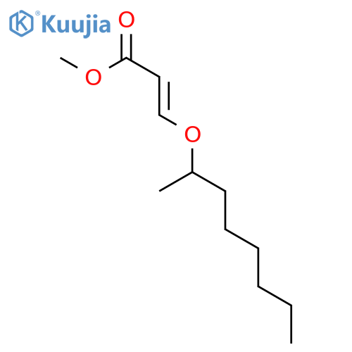 2-Propenoic acid, 3-[(1-methylheptyl)oxy]-, methyl ester, (E)- structure
