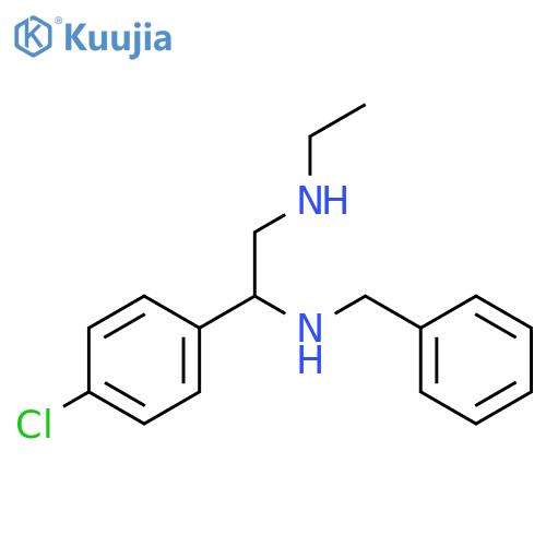 1,2-Ethanediamine, 1-(4-chlorophenyl)-N2-ethyl-N1-(phenylmethyl)- structure