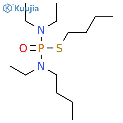 PHOSPHORODIAMIDOTHIOIC ACID, N-BUTYL-N,N',N'-TRIETHYL-, S-BUTYL ESTER structure