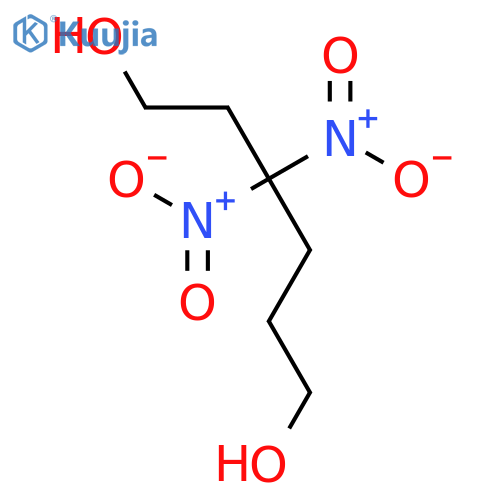 1,6-Hexanediol, 3,3-dinitro- structure