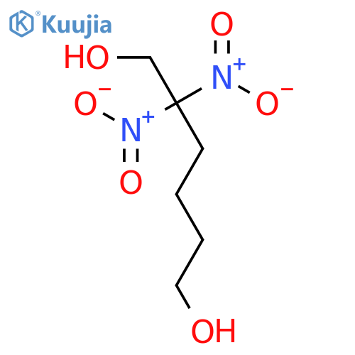 1,6-Hexanediol, 2,2-dinitro- structure