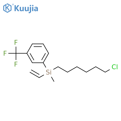 Silane, (6-chlorohexyl)ethenylmethyl[3-(trifluoromethyl)phenyl]- structure