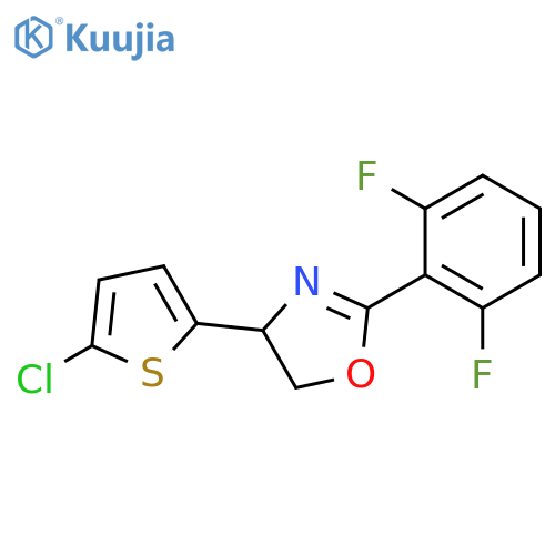 Oxazole, 4-(5-chloro-2-thienyl)-2-(2,6-difluorophenyl)-4,5-dihydro- structure