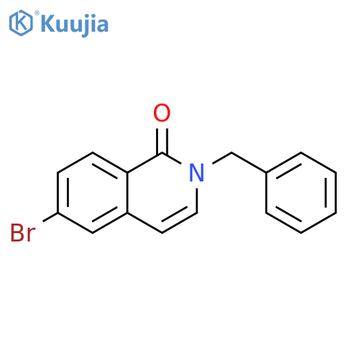 2-benzyl-6-bromo-1,2-dihydroisoquinolin-1-one structure