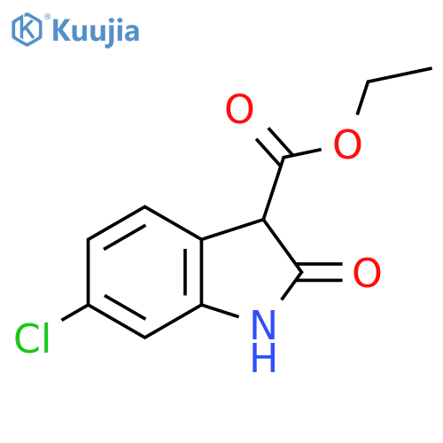 Ethyl 6-chlorooxoindoline-3-carboxylate structure