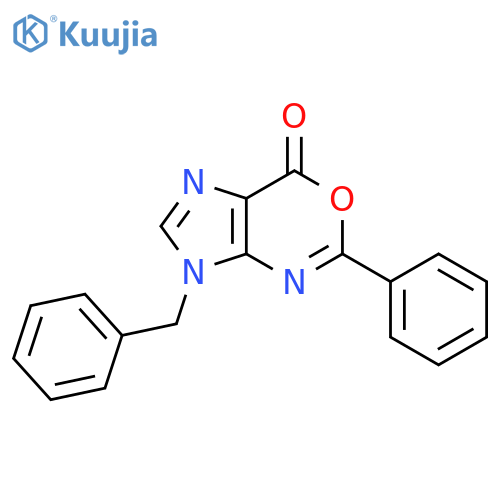 Imidazo[4,5-d][1,3]oxazin-7(3H)-one, 5-phenyl-3-(phenylmethyl)- structure